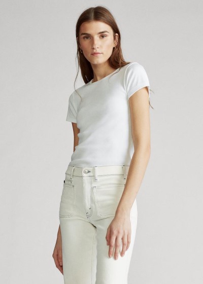 Women's Polo Ralph Lauren Cotton Short-Sleeve Shirts | 784692HTC